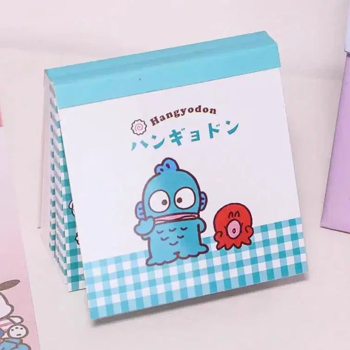 [BUNJANG] Sanrio Hangyodon Mini Memo Pad / [새 상품] 산리오 한교동 미니 메모지