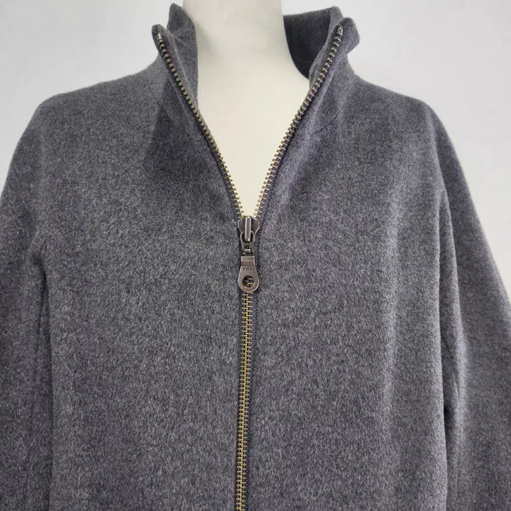 [BUNJANG] VIVIENNE TAM Wool 100% Half Zipper Coat / VIVIENNE TAM 정품 울 100% 지퍼 하프 코트 (55)