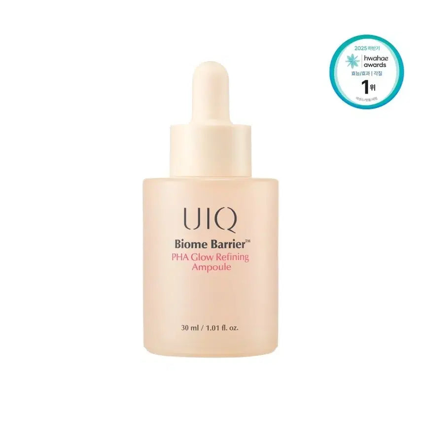 [BUNJANG] UIQ Bioome Barrier PHA Texture Ampoule 30ml / 유이크 바이옴 베리어 파하 결 앰플 30ml