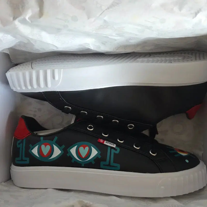 [BUNJANG] Spris Twice Tarot Chae-young Limited Edition Sneakers / 스프리스 트와이스 타로 한정판 챙정화 블랙 280mm (실사용 1회)