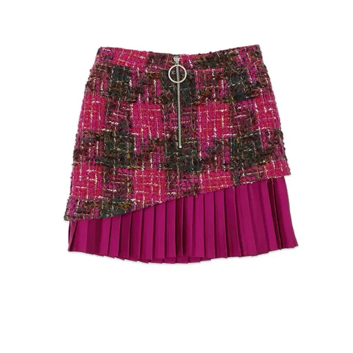 [BUNJANG] Andersson Bell Tweed Pleated Mini Skirt / 앤더슨벨 트위드 플리츠 스커트