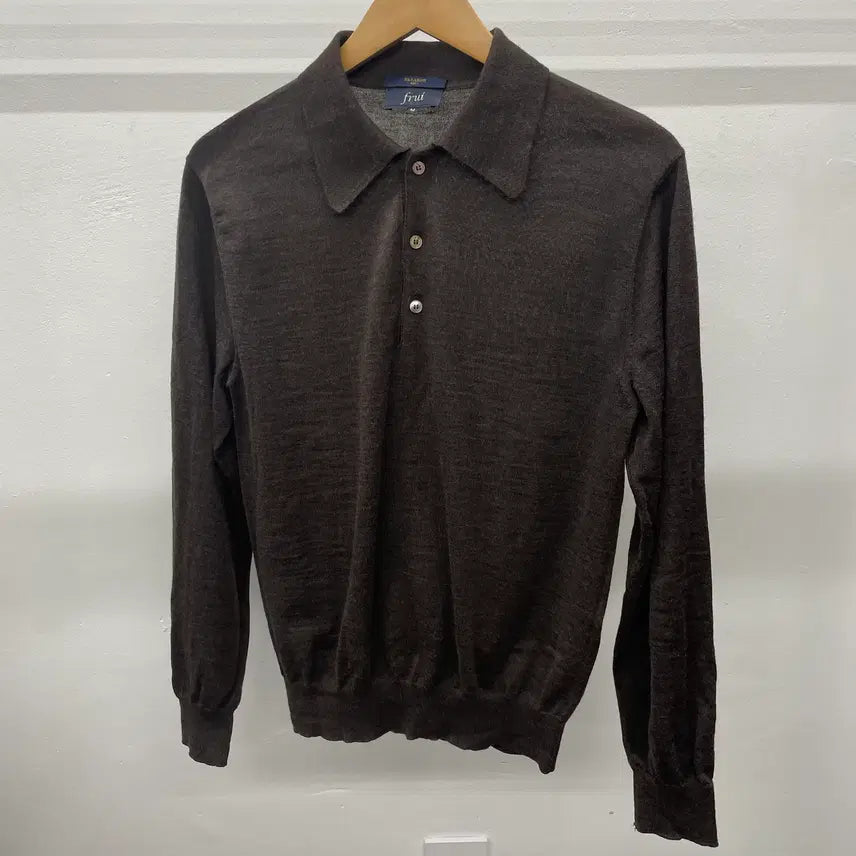 [BUNJANG] FRUI Cashmere Collar Knit M Size / FRUI 프루이 캐시미어 카라 니트 M사이즈