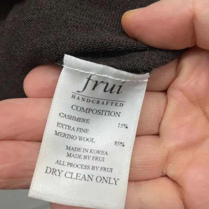 [BUNJANG] FRUI Cashmere Collar Knit M Size / FRUI 프루이 캐시미어 카라 니트 M사이즈