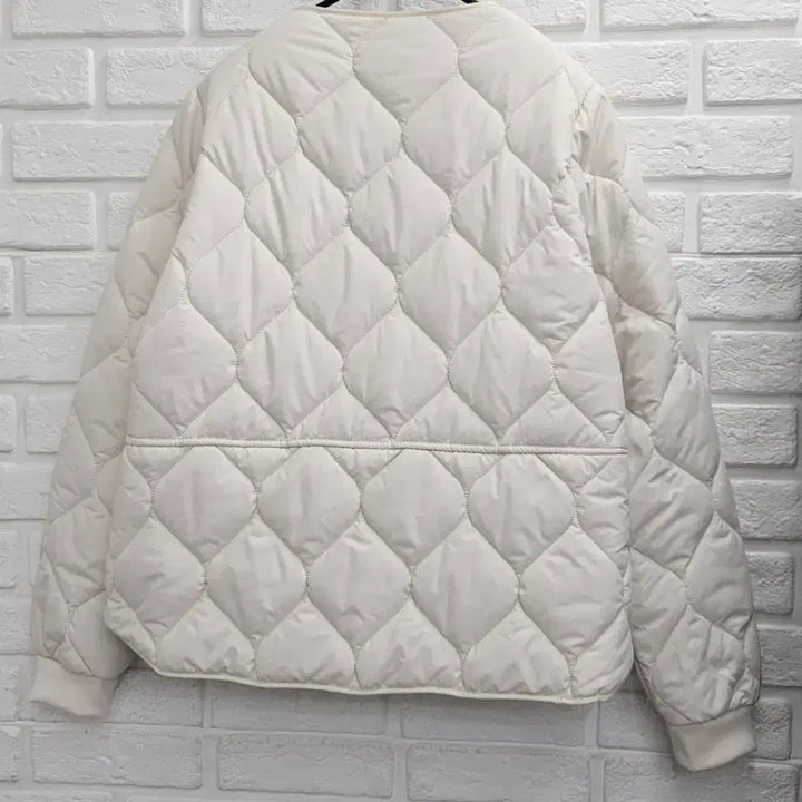[BUNJANG] Ivory Quilted Padding / A4051  아이보리 퀼팅 누빔패딩