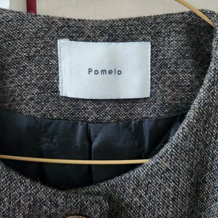 [BUNJANG] Pomelo Collarless Tweed Jacket / 포멜로. 노카라 트위드자켓