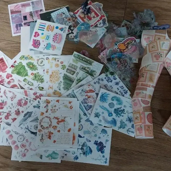 [BUNJANG] Vintage Sticker Set / 랜덤 빈티지 스티커