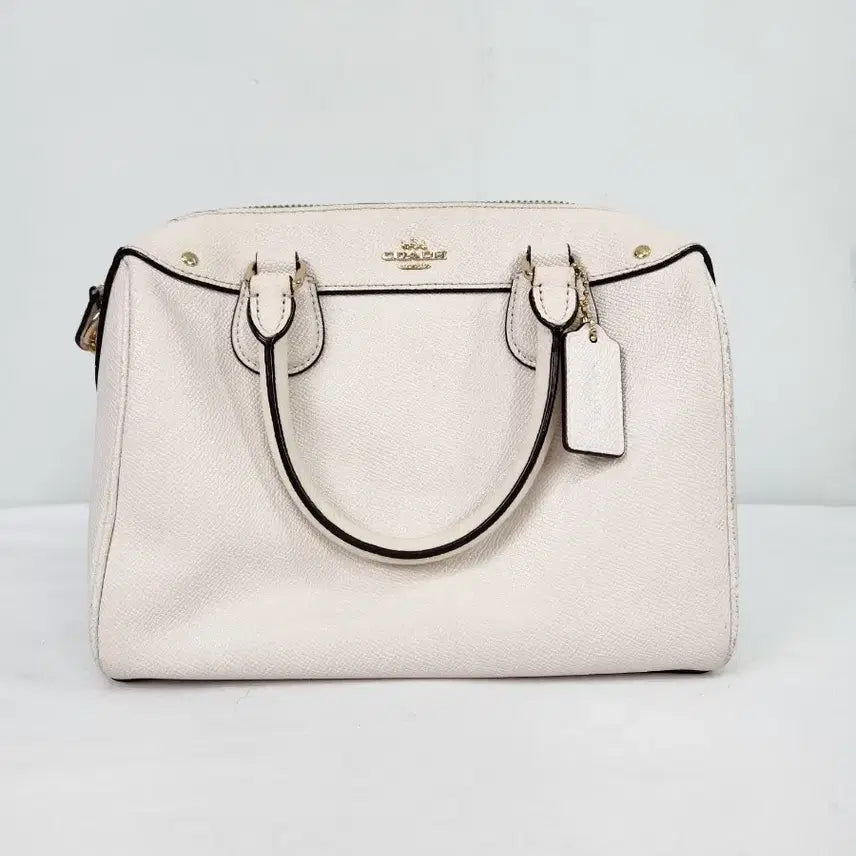 [BUNJANG] Coach Cream Color Tote Bag / 코치 크림컬러 토트백 가방