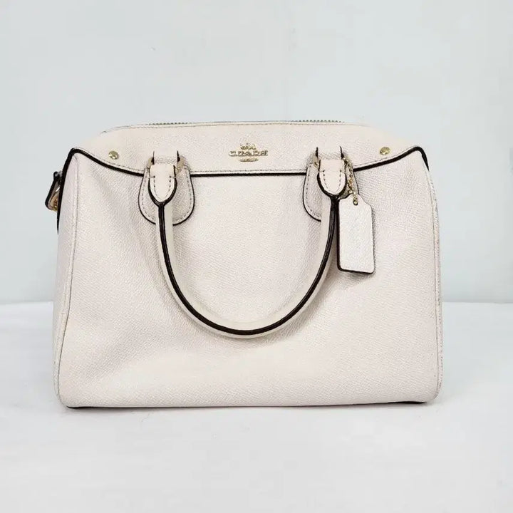 [BUNJANG] Coach Cream Color Tote Bag / 코치 크림컬러 토트백 가방