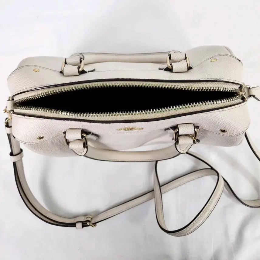 [BUNJANG] Coach Cream Color Tote Bag / 코치 크림컬러 토트백 가방