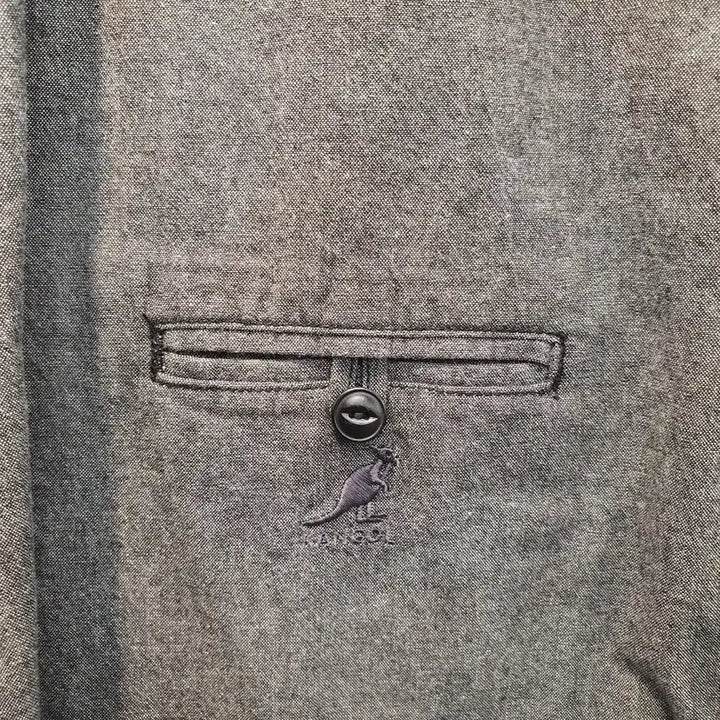 [BUNJANG] KANGOL Oxford Shirt Gray (L) / 캉골(KANGOL) NJC 옥스퍼드 셔츠 그레이 (L/100)