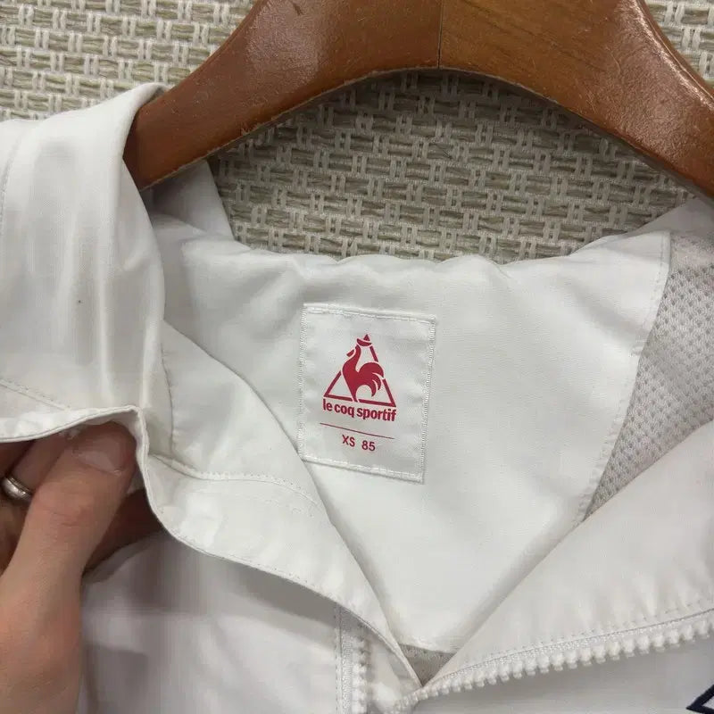 [BUNJANG] Le Coq Sportif Oversized Anorak Half-Zip Windbreaker XS / 르꼬끄 오버핏 아노락 반집업 바람막이 XS A06058