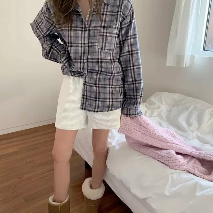 [BUNJANG] Mocobling Pure Checkered Shirt / (새상품)모코블링 퓨어즈 체크 남방