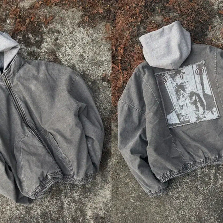 [BUNJANG] QAP Bomber Jacket / qap 봄버자켓