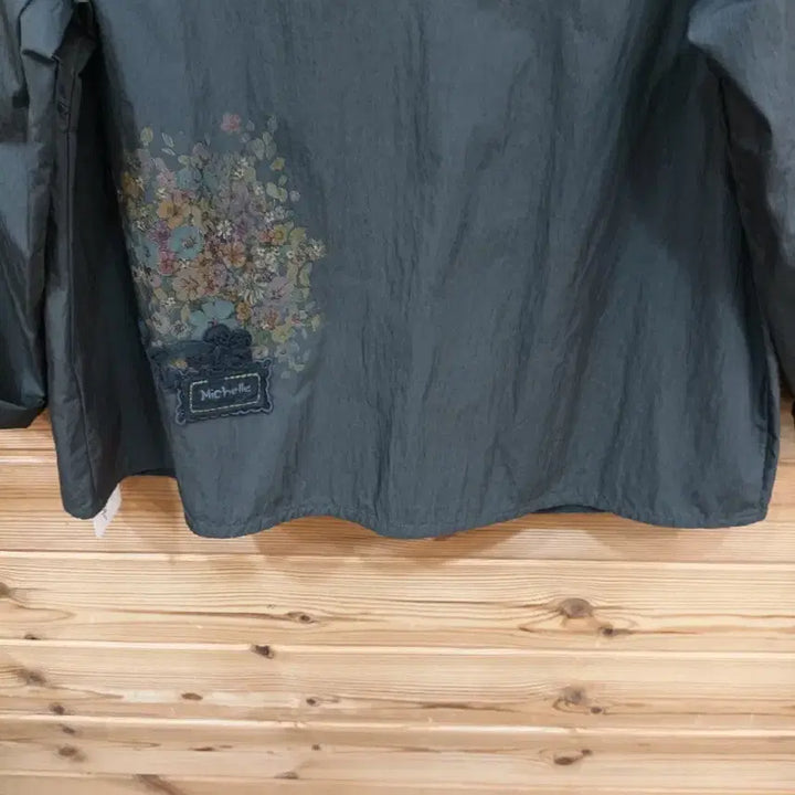 [BUNJANG] Vintage Embroidered China Collar Shirt / 빈티지 자수 장식 차이나 카라 셔츠