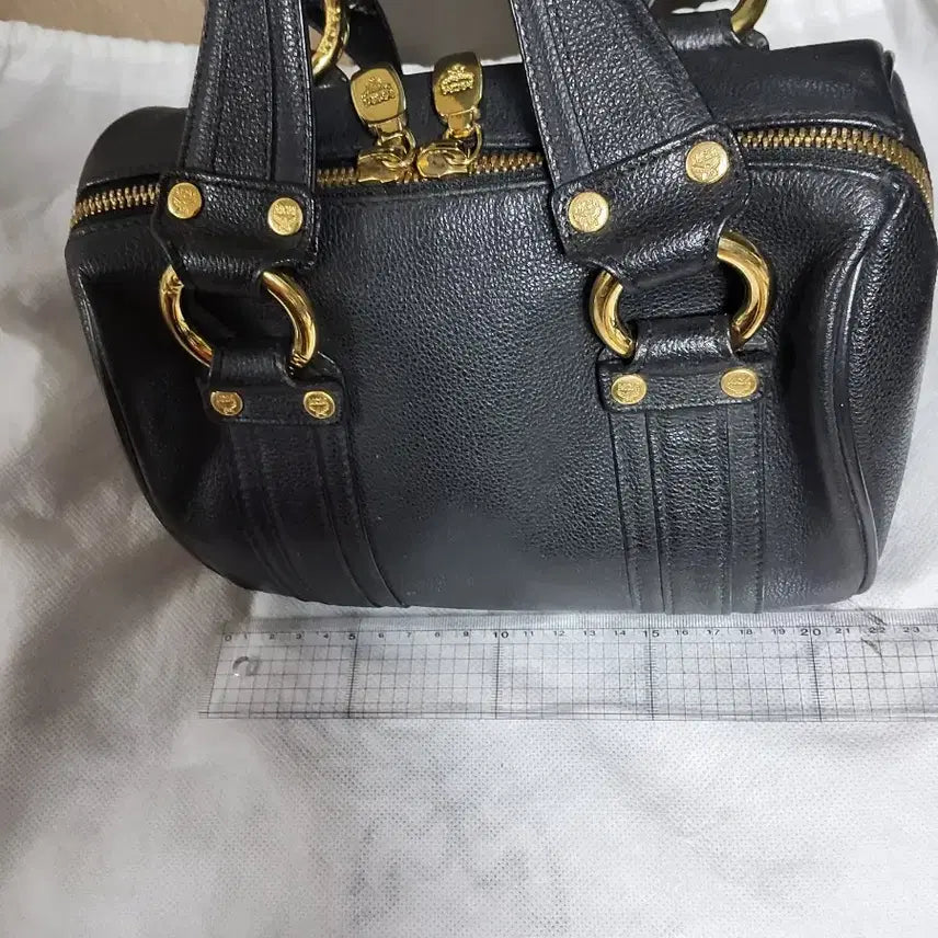 [BUNJANG] MCM Black Shoulder Tote Bag / MCM 블랙 숄더백 토트백 가방 성주택