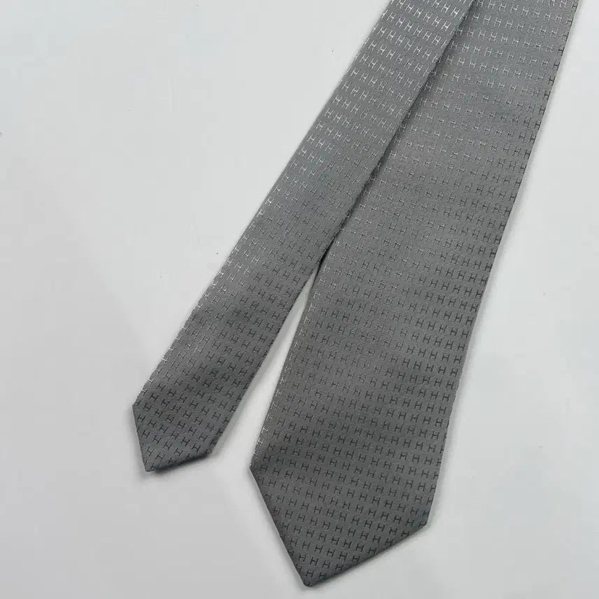 [BUNJANG] Hermes H Monogram Silk Necktie / 에르메스 H모노그램 명품 정품넥타이(HERMES)