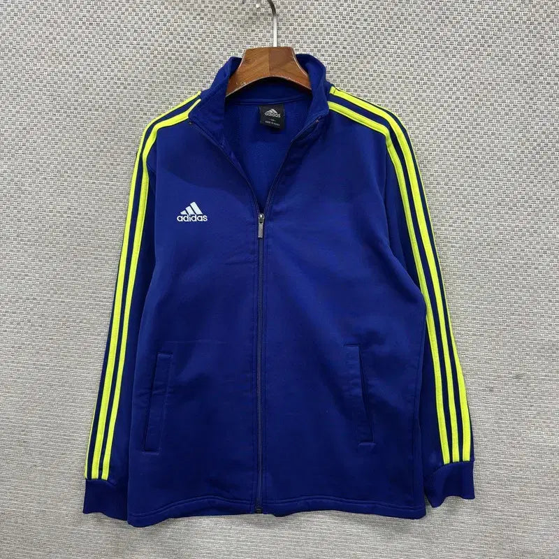 [BUNJANG] Adidas Tri-Stripe Track Top Jacket / 아디다스 삼선로고 트랙탑 져지 집업 90 M11689
