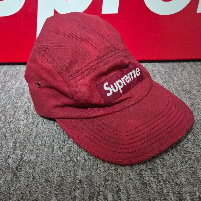 [BUNJANG] Supreme Reactive Camp Cap - Red / 18SS 슈프림 리엑티브 캠프캡 레드