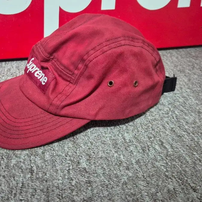 [BUNJANG] Supreme Reactive Camp Cap - Red / 18SS 슈프림 리엑티브 캠프캡 레드