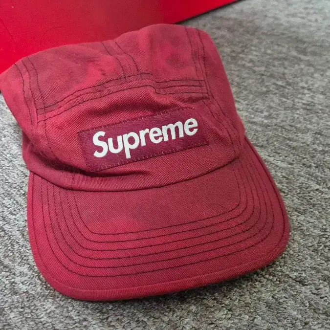 [BUNJANG] Supreme Reactive Camp Cap - Red / 18SS 슈프림 리엑티브 캠프캡 레드