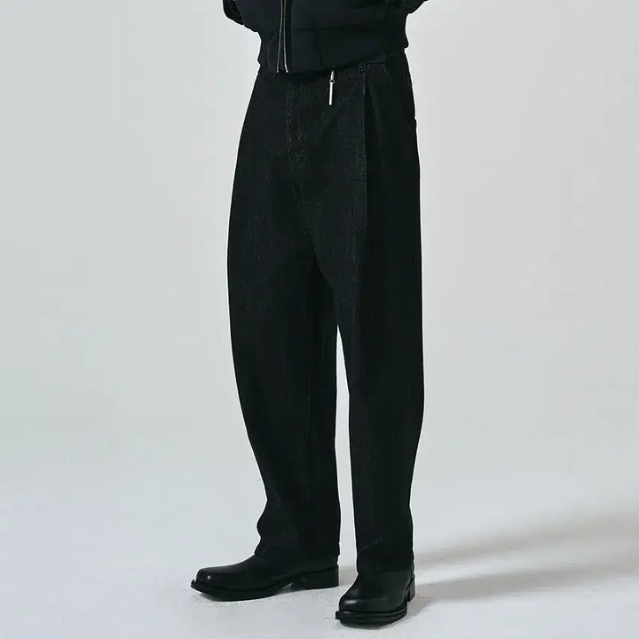 [BUNJANG] NOIR Wide Denim Pants / 노이어) 새상품 남성 와이드 데님 팬츠- 52