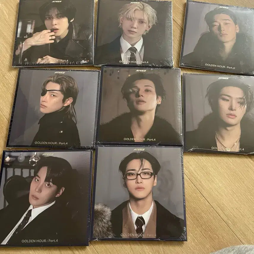 현물 미개봉 8장1세트 에이티즈 디지팩버전 golden hour pat4