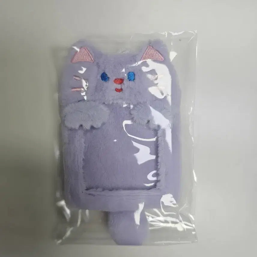 [BUNJANG] Generic Cat Fur Photocard Holder Case / 귀여운 털 포카 홀더 포토카드 케이스 새상품