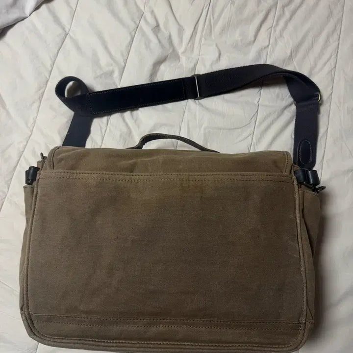 [BUNJANG] J.Crew Waxed Canvas Briefcase / 제이크루(J.crew) 왁스 캔버스 메신저 브리프케이스