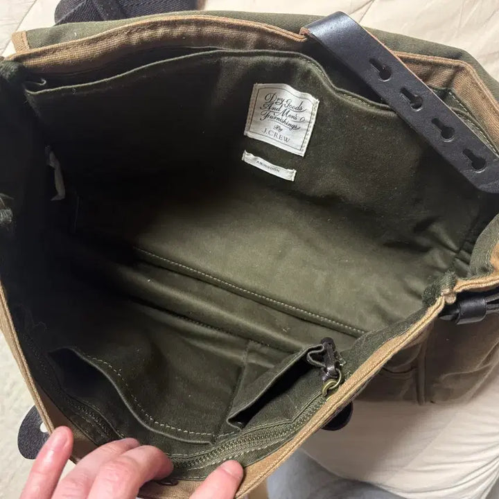 [BUNJANG] J.Crew Waxed Canvas Briefcase / 제이크루(J.crew) 왁스 캔버스 메신저 브리프케이스