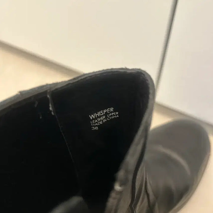 [BUNJANG] Black Leather Ankle Boots / 블랙 가죽 앵클 부츠