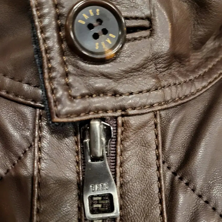 [BUNJANG] DAKS Quilted Lambskin Leather Jacket (Size 105) / DAKS 닥스 양가죽 퀄팅 자켓 (105)