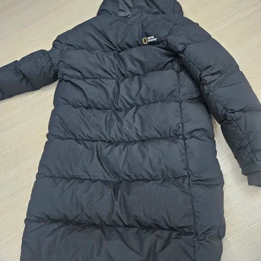 [BUNJANG] National Geographic Long Down Padded Jacket Black M / 내셔널지오그래픽 롱패딩 블랙 색상 M(95)