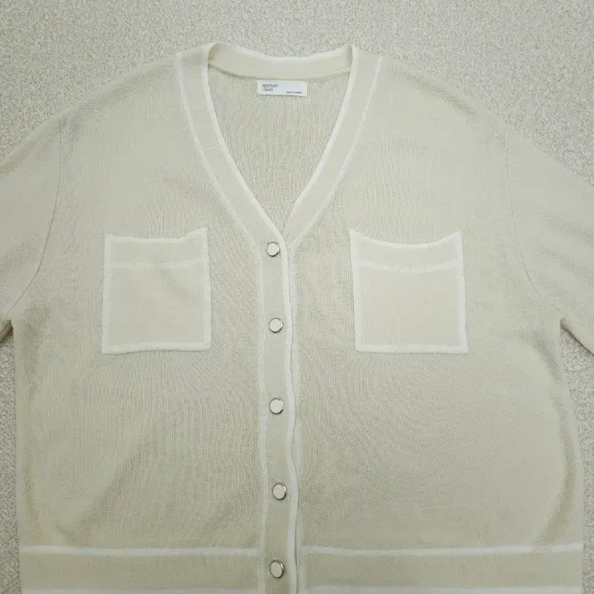 [BUNJANG] MIHO V-Neck Tweed Cardigan / (F)여성 가디건 MIHO 브이넥 트위드 긴팔 국내생산 E10W2339