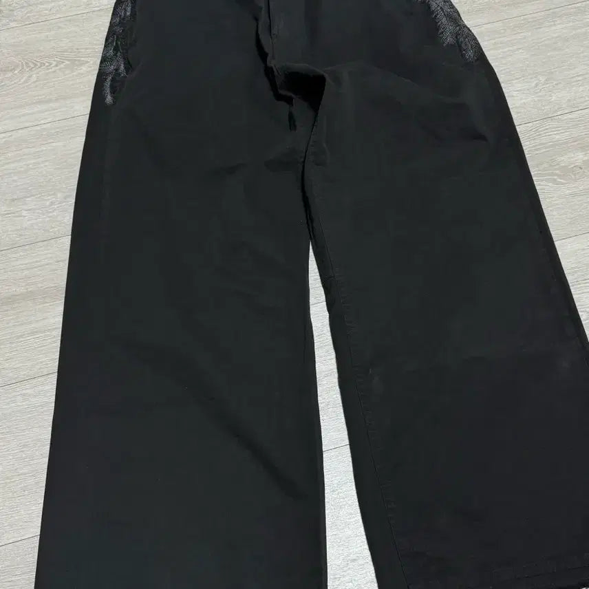 [BUNJANG] Politeulu 1011 Feather Goshima Pants / 새상품 3) 폴리테루 1011 페더 고시마 블랙