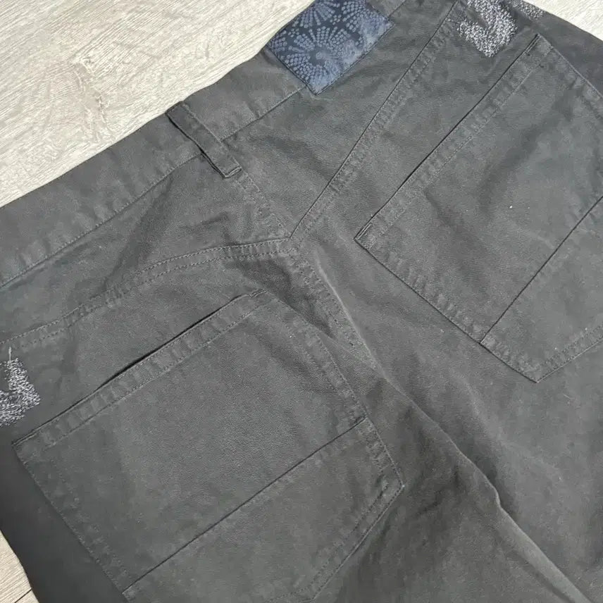 [BUNJANG] Politeulu 1011 Feather Goshima Pants / 새상품 3) 폴리테루 1011 페더 고시마 블랙