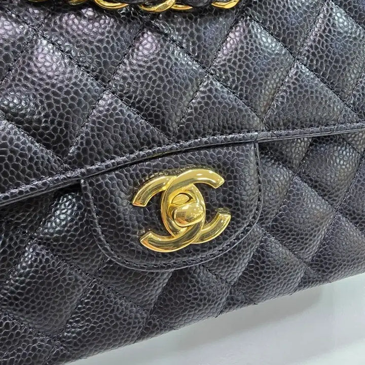 [BUNJANG] Chanel Classic Small Flap Bag / [25년/풀세트/신세계구매] 샤넬 클래식 캐비어 스몰 플랩백 A01113