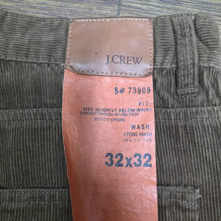 [BUNJANG] J.Crew Brown Corduroy Pants / 제이크루 브라운 코듀로이 바지 미사용품