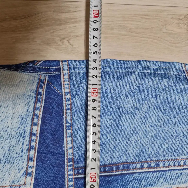 [BUNJANG] Patchwork Denim Mini Skirt / 패치워크 데님 미니 스커트S