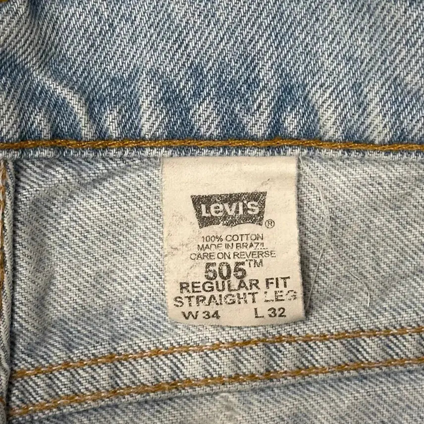 [BUNJANG] Levi's 505 Orange Tab Jeans / 90s 리바이스 orange tab 505 W34 L32