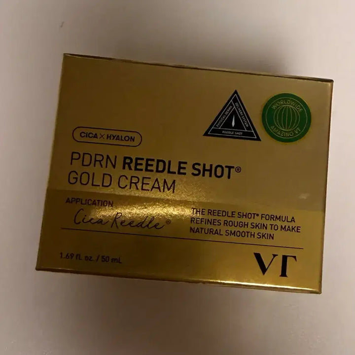 [BUNJANG] VT CICA RIEDEL SHOT PDRN Gold Cream 50ml / VT 시카 리들샷 PDRN 골드 크림 50ml