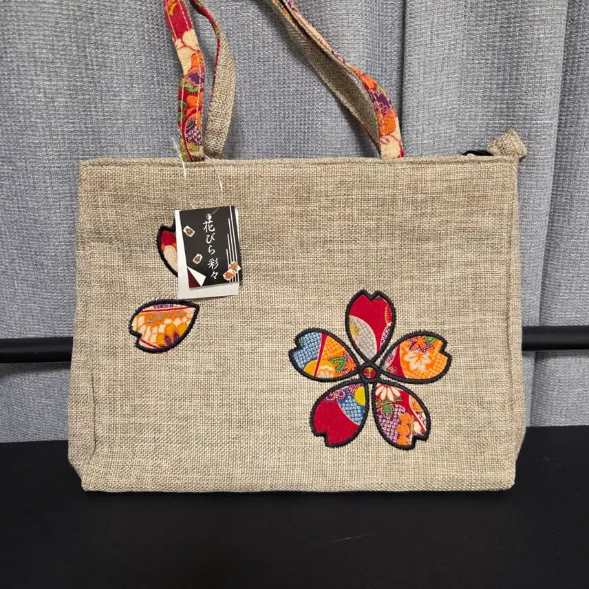 [BUNJANG] Japanese Vintage Embroidered Handbag Tote Bag / 일본 빈티지 자수 핸드백 토트백(새상품)