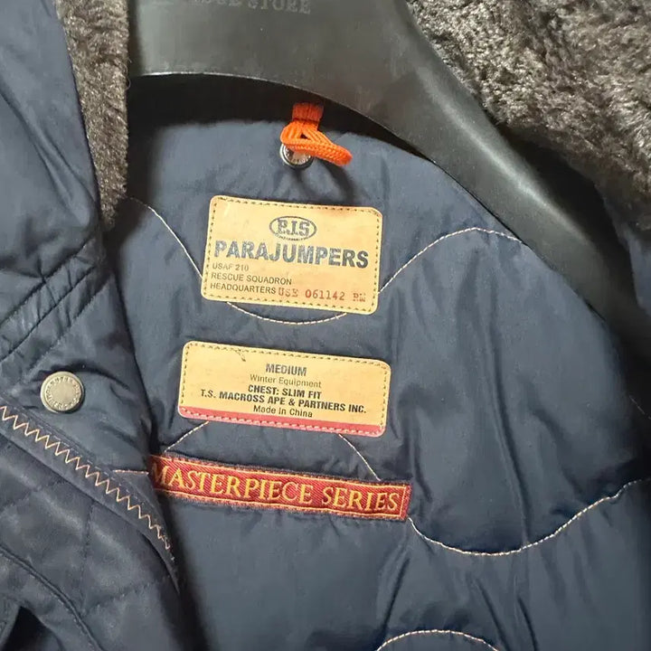 [BUNJANG] Parajumpers Gobi Masterpiece Navy M Size Down Jacket / 파라점퍼스 고비 마스터피스 네이비 m
