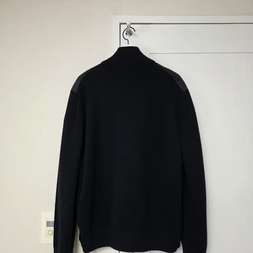 [BUNJANG] Moncler Navy Knit Padded Jacket / 몽클레어 니트패딩 네이비 XL