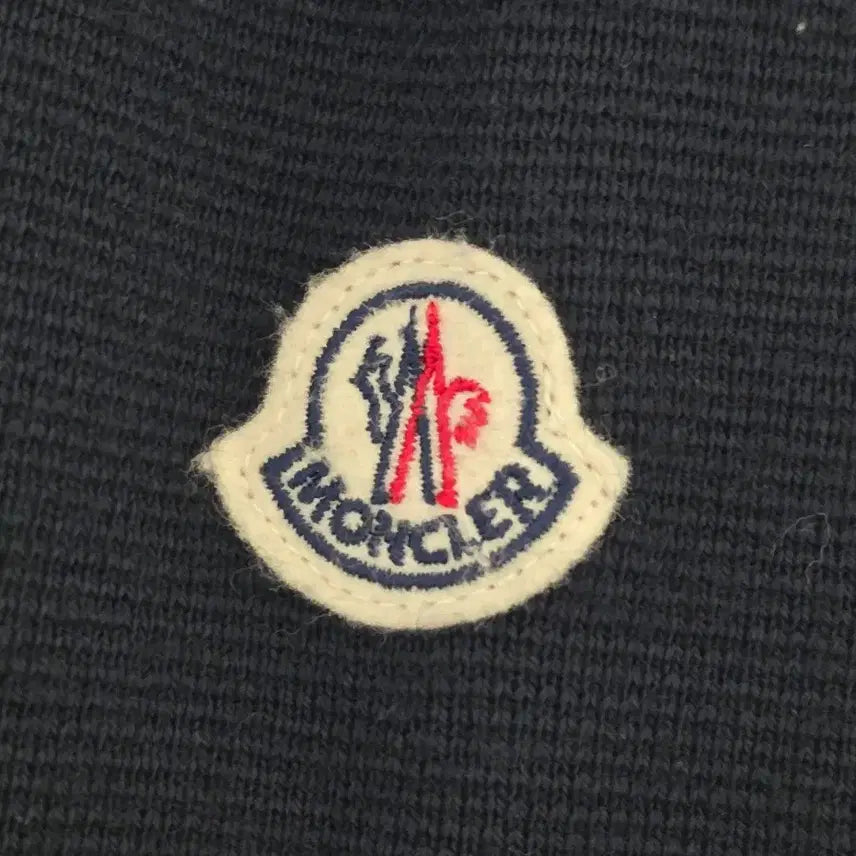 [BUNJANG] Moncler Navy Knit Padded Jacket / 몽클레어 니트패딩 네이비 XL