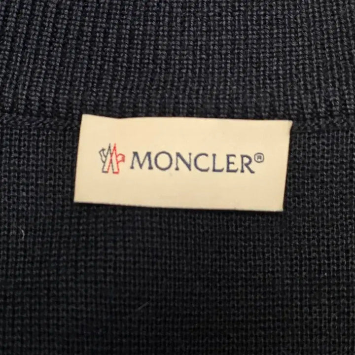 [BUNJANG] Moncler Navy Knit Padded Jacket / 몽클레어 니트패딩 네이비 XL