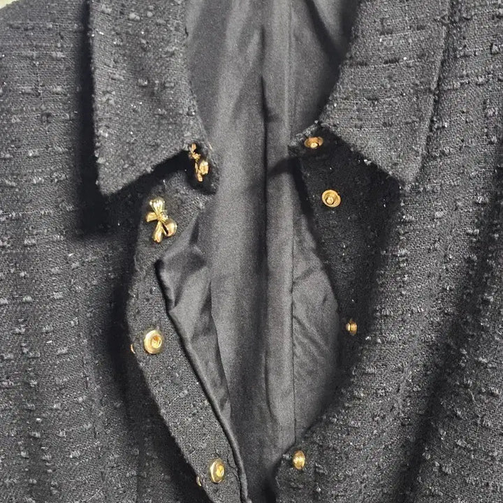 [BUNJANG] ZARA Tweed Black Dress / [무배]자라 트위드 블랙 원피스 L