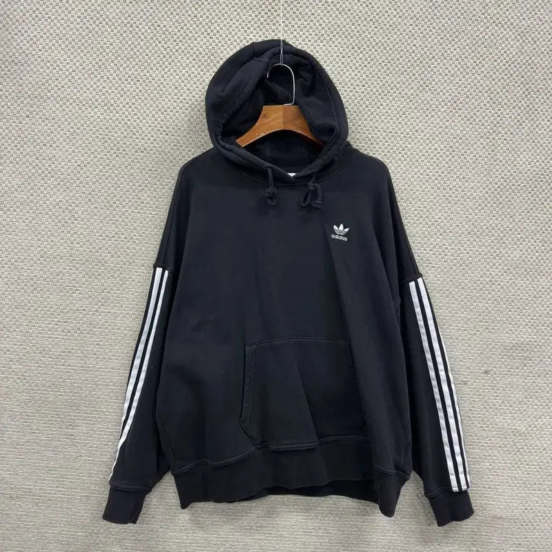 [SOLD OUT] 아디다스 오버핏 사이드로고 후드티 S M11736