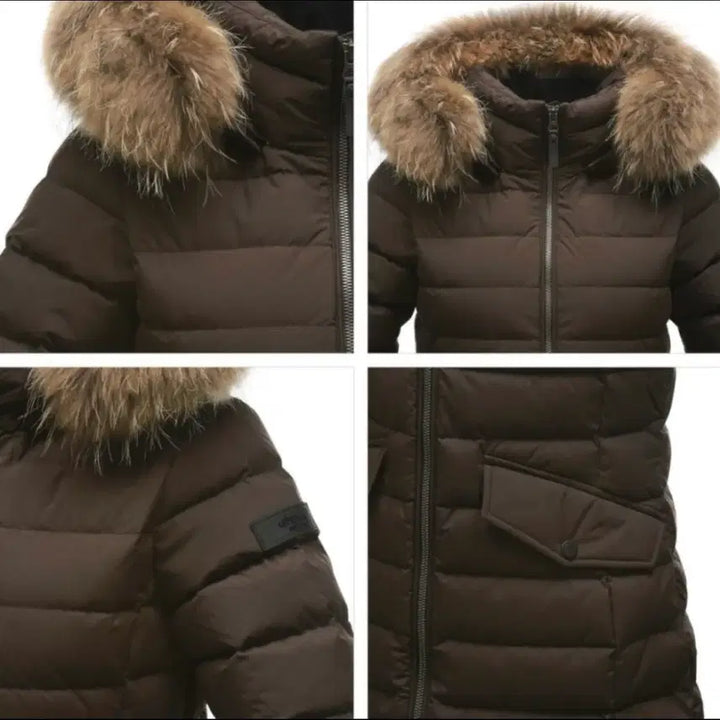 [BUNJANG] Aider Women's Long Down Jacket (Dark Brown, Size M) / (새상품)아이더 여성롱패딩 정가37만원 여자롱패딩66,95 구스다운점퍼