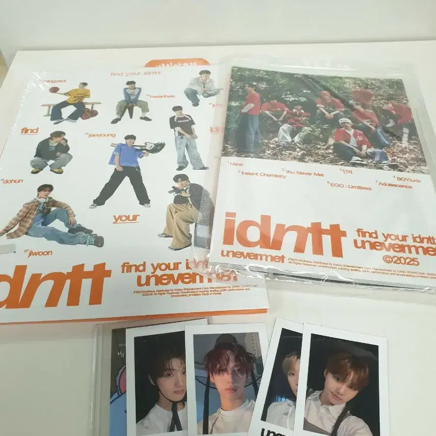 [BUNJANG] ID NTT Unevenmet Album + Photocard / ID NTT Unevenmet 앨범 + 포카