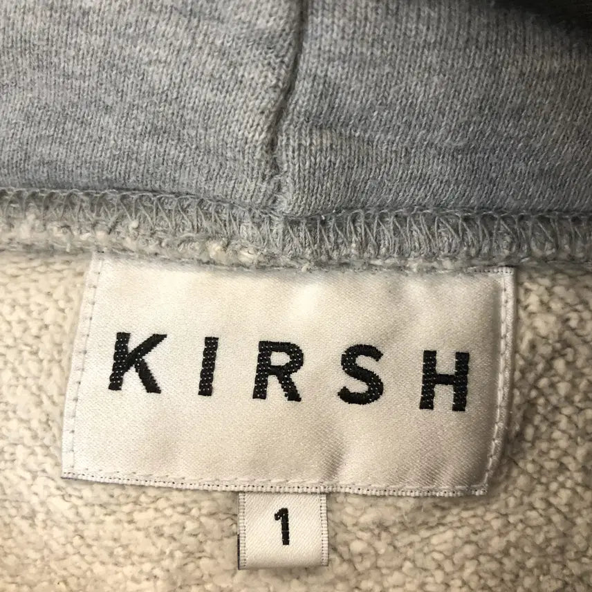[BUNJANG] Kirsh Cherry Logo Gray Hoodie / 키르시 체리로고 그레이후드 1 FREE